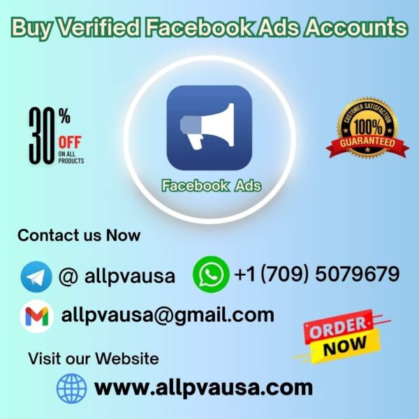 Buy Verified Facebook ADs Accounts