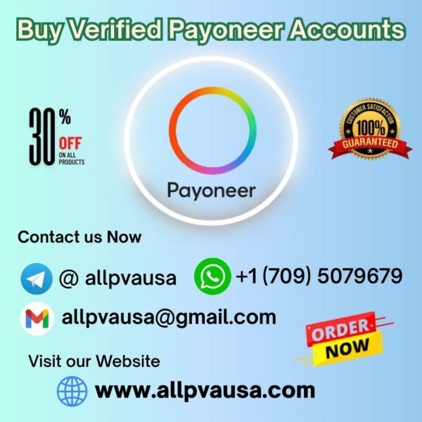 Buy Verified Payoneer Accounts