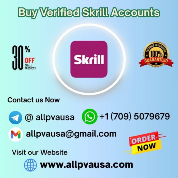 Buy Verified Skrill Accounts
